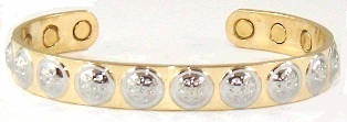Armor Shields Copper Cuff Magnetic Bangle Bracelet #MBG5202