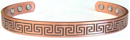 Celtic Solid Copper Cuff Magnetic Bangle Bracelet #MBG005