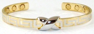 Tie Copper Cuff Magnetic Bangle Bracelet #MBG5066